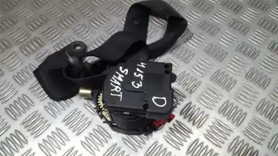 Peça sobressalente para automóvel em segunda mão cinto de segurança dianteiro direito por smart smart 1998 - 2002 0.6i 40kw 1998 - 2002 referências oem iam 33003480