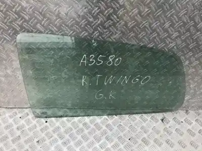 Peça sobressalente para automóvel em segunda mão vidro de custódia triangular traseiro esquerdo por renault twingo (co6) 1.2 (c066/67/68) referências oem iam 
