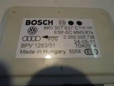 Автозапчастина б/у датчик для audi a5 cabriolet (8f7) 2.0 tdi посилання на oem iam 8k0907637c  0265005738, bpv128331, 7040934