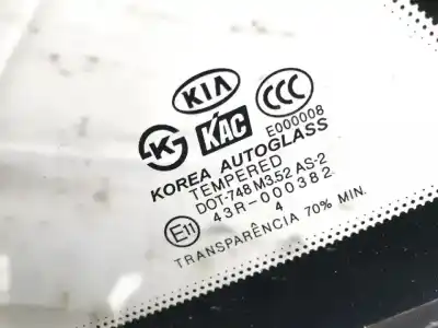 Peça sobressalente para automóvel em segunda mão vidro de custódia triangular traseiro esquerdo por kia sorento 2.4 16v cat referências oem iam   
