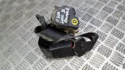 Pezzo di ricambio per auto di seconda mano cintura di sicurezza posteriore centrale per peugeot 206 1.9 d -wjy riferimenti oem iam 96251093xx
