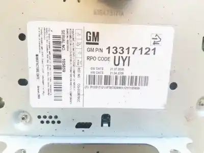 Second-hand car spare part audio system / radio cd for opel insignia a (g09) 2.0 cdti (68) oem iam references 13317121  cq-eg3870gc