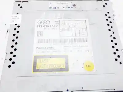 Second-hand car spare part audio system / radio cd for audi a5 cabriolet (8f7) 3.0 tdi quattro oem iam references 8t2035186c  