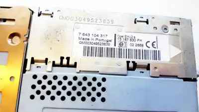 Pezzo di ricambio per auto di seconda mano impianto audio / radio cd per opel corsa c 1.2 16v cat (z 12 xep / lb4) riferimenti oem iam 7643104317  13167830fh