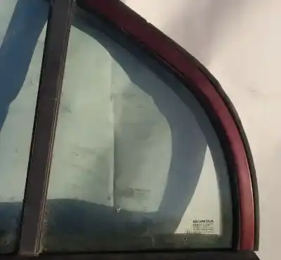 Second-hand car spare part left rear triangle quarter glass for honda civic (ec/ed) 1.6 16v cat oem iam references 