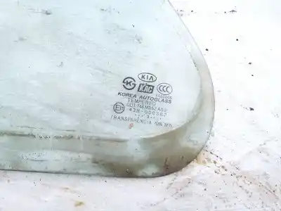 Peça sobressalente para automóvel em segunda mão vidro de custódia triangular traseiro esquerdo por kia sorento 2.4 16v cat referências oem iam   