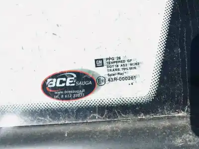Peça sobressalente para automóvel em segunda mão vidro de custódia triangular traseiro esquerdo por opel meriva b 1.7 16v cdti referências oem iam   