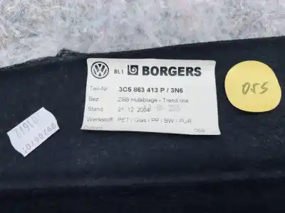 Second-hand car spare part parcel shelf for volkswagen passat variant (3c5) 1.9 tdi oem iam references 3c5863413  