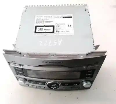 Peça sobressalente para automóvel em segunda mão sistema de áudio / rádio cd por subaru legacy v (bm) 2.0 d awd (bmd) referências oem iam 86201aj410
