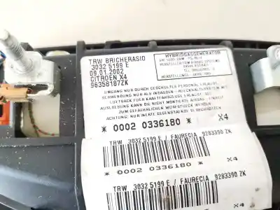 Автозапчасти б/у левая боковая подушка безопасности за citroen c5 i (dc_) 1.8 16v (dc6fzb. dc6fze) ссылки oem iam 96358187zk  30325199e