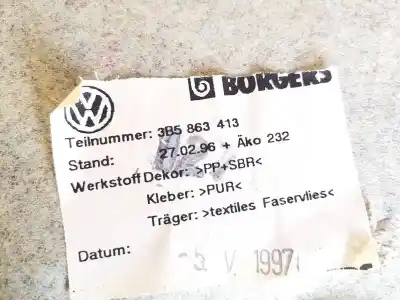 Автозапчастина б/у задній лоток для volkswagen passat variant (3b5) 1.8 посилання на oem iam 3b5863413  