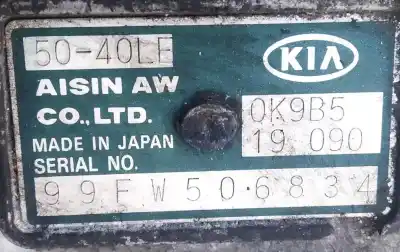 Second-hand car spare part gearbox for kia clarus 2.0 cat oem iam references 0k9b519090  50-40le, 0k9b519090