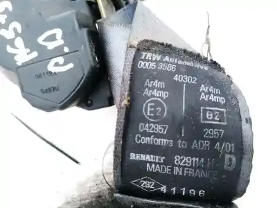 Автозапчасти б/у правый передний ремень безопасности за renault laguna (b56) 3.0 v6 baccara (b56e/r) ссылки oem iam 829114h  