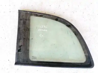 Second-hand car spare part left rear triangle quarter glass for opel zafira a 2.0 dti oem iam references 