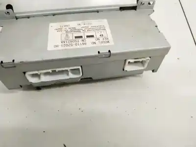 Автозапчастина б/у аудіо система / радіо cd для toyota yaris (ncp1/nlp1/scp1) 1.0 linea luna посилання на oem iam 8611052021h0  86110-52021-h0, cn-ts0821aa