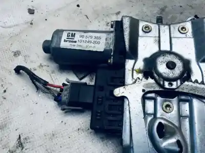 Peça sobressalente para automóvel em segunda mão motor elevador vidro dianteiro esquerdo por opel zafira a 2.0 dti referências oem iam 90579355