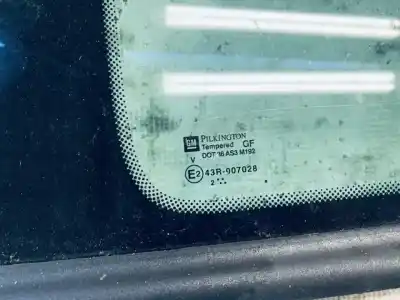 Peça sobressalente para automóvel em segunda mão vidro de custódia triangular traseiro esquerdo por opel zafira a 2.0 dti referências oem iam   