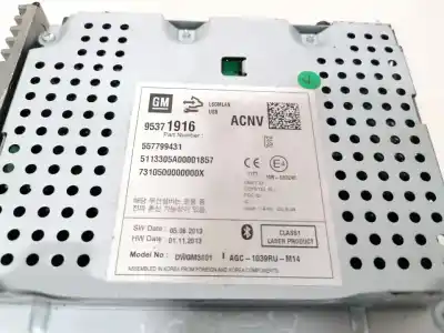 Peça sobressalente para automóvel em segunda mão sistema de áudio / rádio cd por opel mokka / mokka x (j13) 1.7 cdti (_76) referências oem iam 557799431  95371916