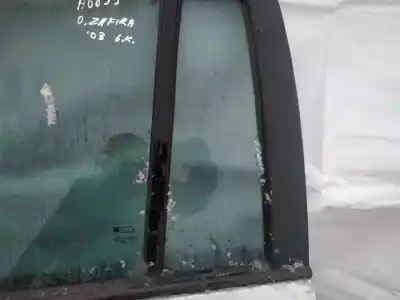 Peça sobressalente para automóvel em segunda mão vidro de custódia triangular traseiro esquerdo por opel zafira a 2.0 dti referências oem iam 