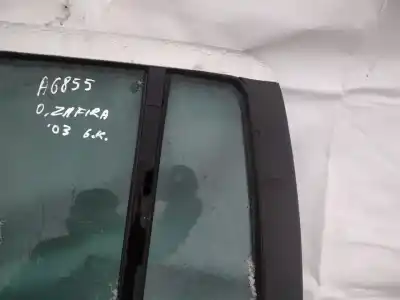 Peça sobressalente para automóvel em segunda mão vidro de custódia triangular traseiro esquerdo por opel zafira a 2.0 dti referências oem iam   