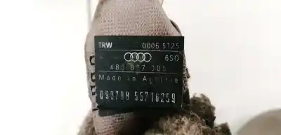 Автозапчастина б/у задній лівий ремін безпеки для audi a6 avant (4b5) 1.8 t посилання на oem iam 4b5857805  00065125