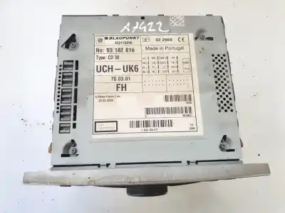 Автозапчастина б/у аудіо система / радіо cd для opel corsa c 1.2 16v cat (z 12 xep / lb4) посилання на oem iam 93182816  453116246, e1022669