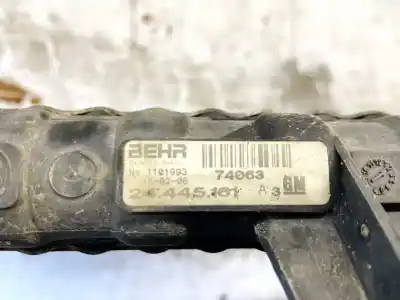 Автозапчасти б/у водяной радиатор за opel corsa c 1.2 16v cat (z 12 xep / lb4) ссылки oem iam 24445161  