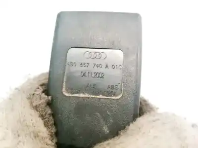 Peça sobressalente para automóvel em segunda mão chicote / encaixe cinto segurança traseiro esquerdo por audi a6, c5 2001.08 - 2005.01 facelift 2.5 tdi quattro 132kw 2000.02 - 2005.01 referências oem iam 4b0857740a  