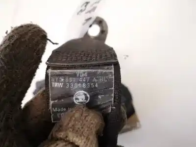 Автозапчастина б/у задній лівий ремін безпеки для skoda fabia (6y2/6y3) 1.4 посилання на oem iam 6y5857447a  