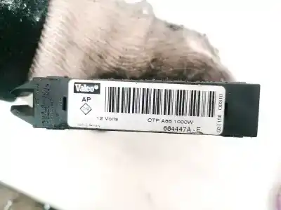 Peça sobressalente para automóvel em segunda mão resistência sofagem chauffage por citroen c2 1.4 hdi referências oem iam 664447ae  664447a-e, 03t18800310