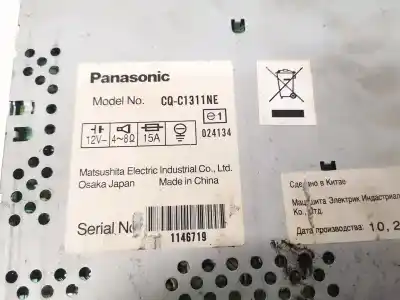Second-hand car spare part audio system / radio cd for volkswagen passat variant (3b5) 1.9 tdi oem iam references cqc1311ne  cq-c1311ne