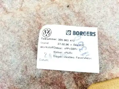 Second-hand car spare part parcel shelf for volkswagen passat variant (3b5) 1.9 tdi oem iam references 3b5863413  
