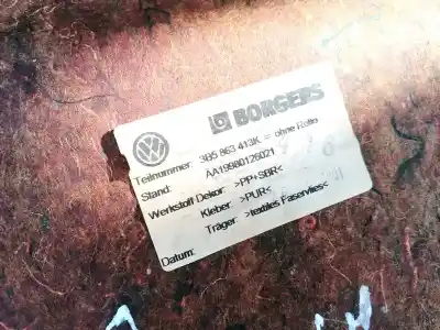 Second-hand car spare part parcel shelf for volkswagen passat variant (3b6) 1.9 tdi oem iam references 3b5863413k  aa19980126021