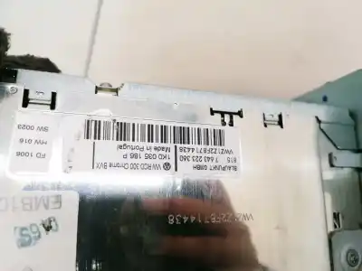 Автозапчасти б/у аудиосистема / радио cd за volkswagen golf v variant (1k5) 1.9 tdi ссылки oem iam 1k0035186p  7643223360