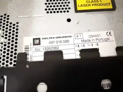 Автозапчастина б/у аудіо система / радіо cd для opel corsa d 1.3 16v cdti посилання на oem iam 13262382  497316088