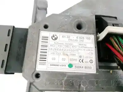 Second-hand car spare part ignition switch for bmw 7-series, e65 / e66 / e67 /e68 2001.11 - 2008.06 730 d 160kw 2002.10 - 2008.06 oem iam references 61326928193  61.32-6928193, e1i000221, 5wk48000