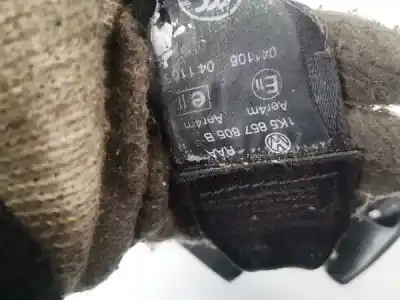 Автозапчастина б/у задній лівий ремін безпеки для volkswagen jetta (1k2) 2.0 tdi посилання на oem iam 1k5857805b  