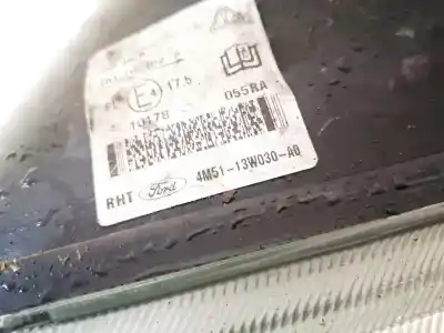 Автозапчастина б/у ліва фара для ford focus c-max (cap) 1.6 tdci cat посилання на oem iam 4m5113w030ad  4m51-13w030-ad