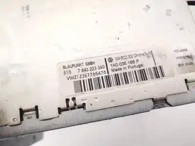 Автозапчасти б/у аудиосистема / радио cd за volkswagen passat b6 variant (3c5) 2.0 fsi ссылки oem iam 1k0035186p  7643223360