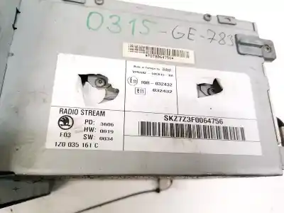 Автозапчастина б/у аудіо система / радіо cd для skoda octavia combi (1z5) 1.9 tdi dpf посилання на oem iam 1z0035161c  