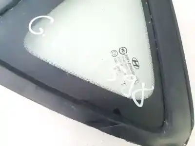 Peça sobressalente para automóvel em segunda mão vidro de custódia triangular traseiro esquerdo por hyundai i30 1.6 crdi cat referências oem iam   