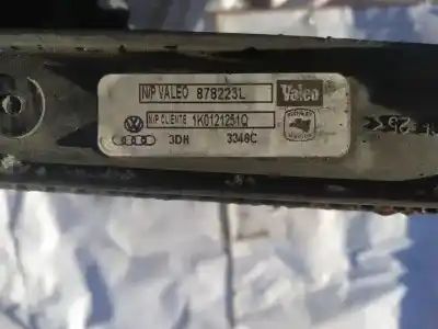Автозапчастина б/у водяний радіатор для volkswagen jetta (1k2) 1.6 16v fsi посилання на oem iam 1k0121251q  