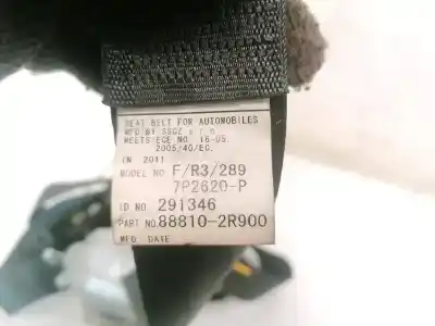 Second-hand car spare part front left seat belt for hyundai i30 1.6 crdi cat oem iam references 888102r900  88810-2r900