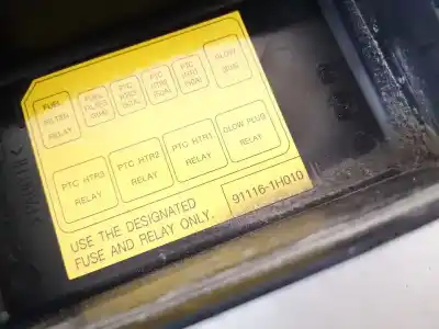 Second-hand car spare part fuse box unit for kia ceed (ed) 1.6 crdi 115 oem iam references 911161h010  91116-1h010