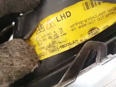 Автозапчастина б/у ліва фара для ford c-max (cb3) 1.6 tdci cat посилання на oem iam 3m5118006ah  3m51-18006-ah