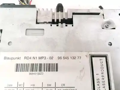 Автозапчастина б/у аудіо система / радіо cd для citroen c5 ii (rc_) 1.6 hdi (rc8hzb) посилання на oem iam 9664513277  