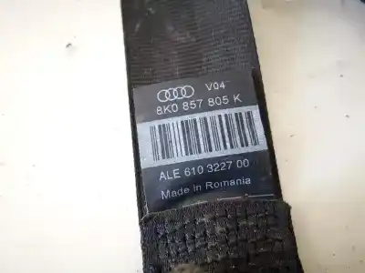 Peça sobressalente para automóvel em segunda mão cinto de segurança traseiro esquerdo por audi a5 (8t3) 1.8 tfsi referências oem iam 8k0857805k  