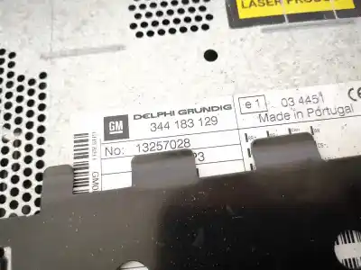 Second-hand car spare part audio system / radio cd for opel corsa c 1.2 16v cat (z 12 xep / lb4) oem iam references 13257028  344183129
