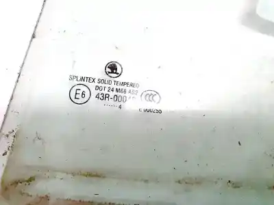 Автозапчастина б/у ліве задне скорівне скло для skoda superb (3u4) 2.5 v6 tdi cat (bdg) посилання на oem iam dot24m68as2  