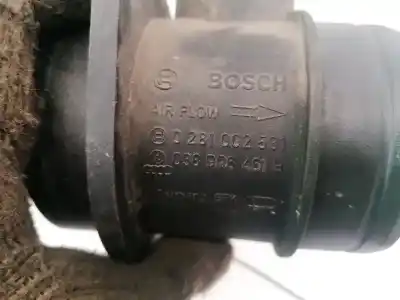 Автозапчастина б/у витратомір повітря для skoda octavia combi (1z5) 1.9 tdi dpf посилання на oem iam 0281002531  038906461b